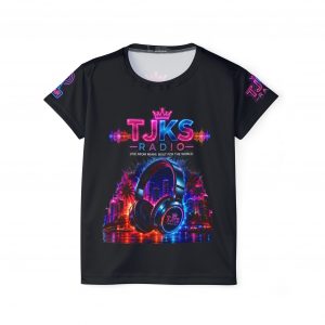Women's Sports Jersey - TJKSRADIO Neon City DJ Graphic
