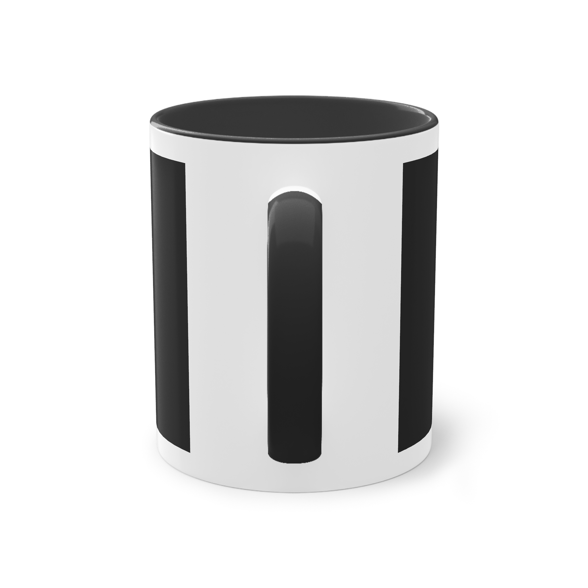 TJKS Radio Neon Logo Coffee Mug — Two-Tone 11oz - Image 2