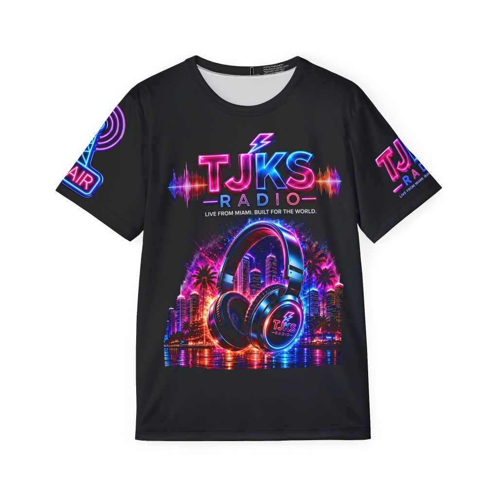 Neon DJ Radio Men’s Sports Jersey