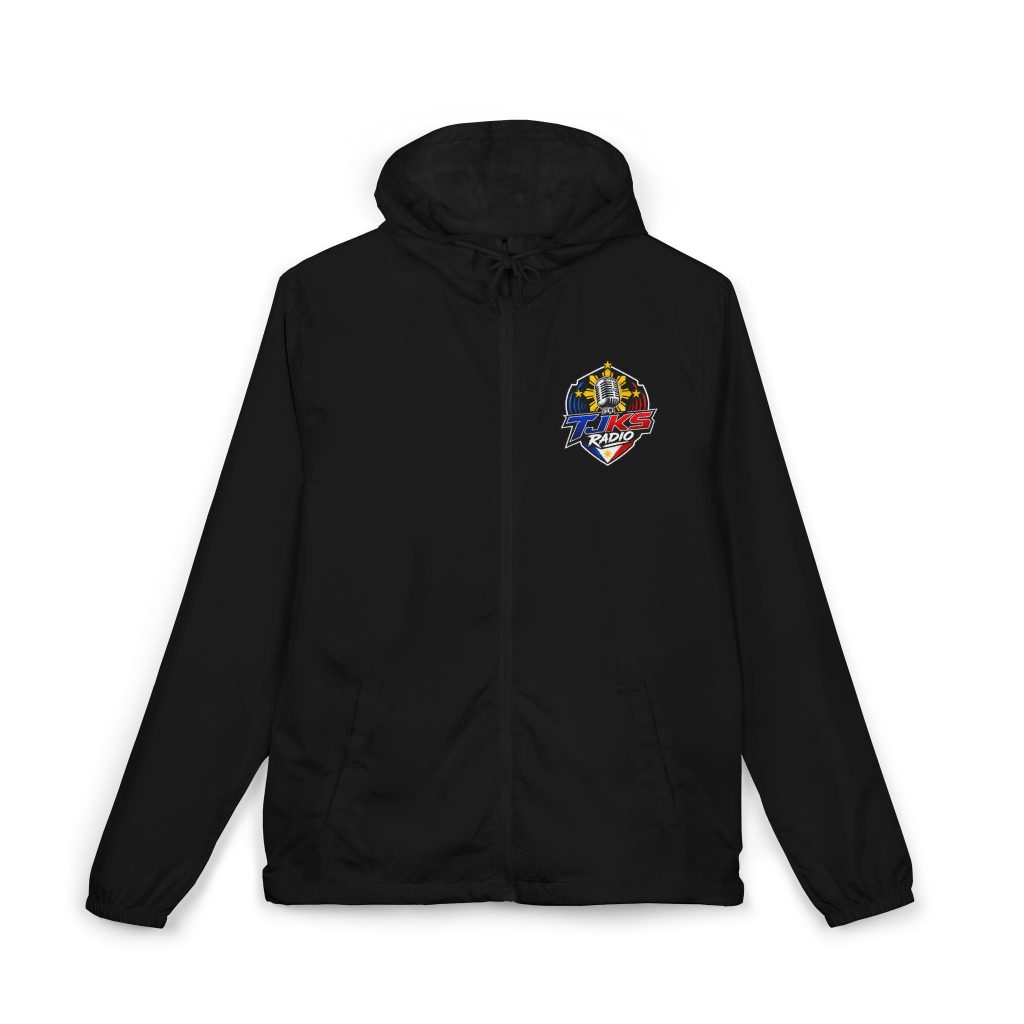 Philippines Retro Surf Windbreaker Jacket — Tropical Beach Graphic Full-Zip