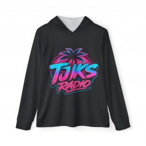 Miami Retro Palm Hoodie — TJKS Radio "Live From Miami" Sports Warmup Hoodie
