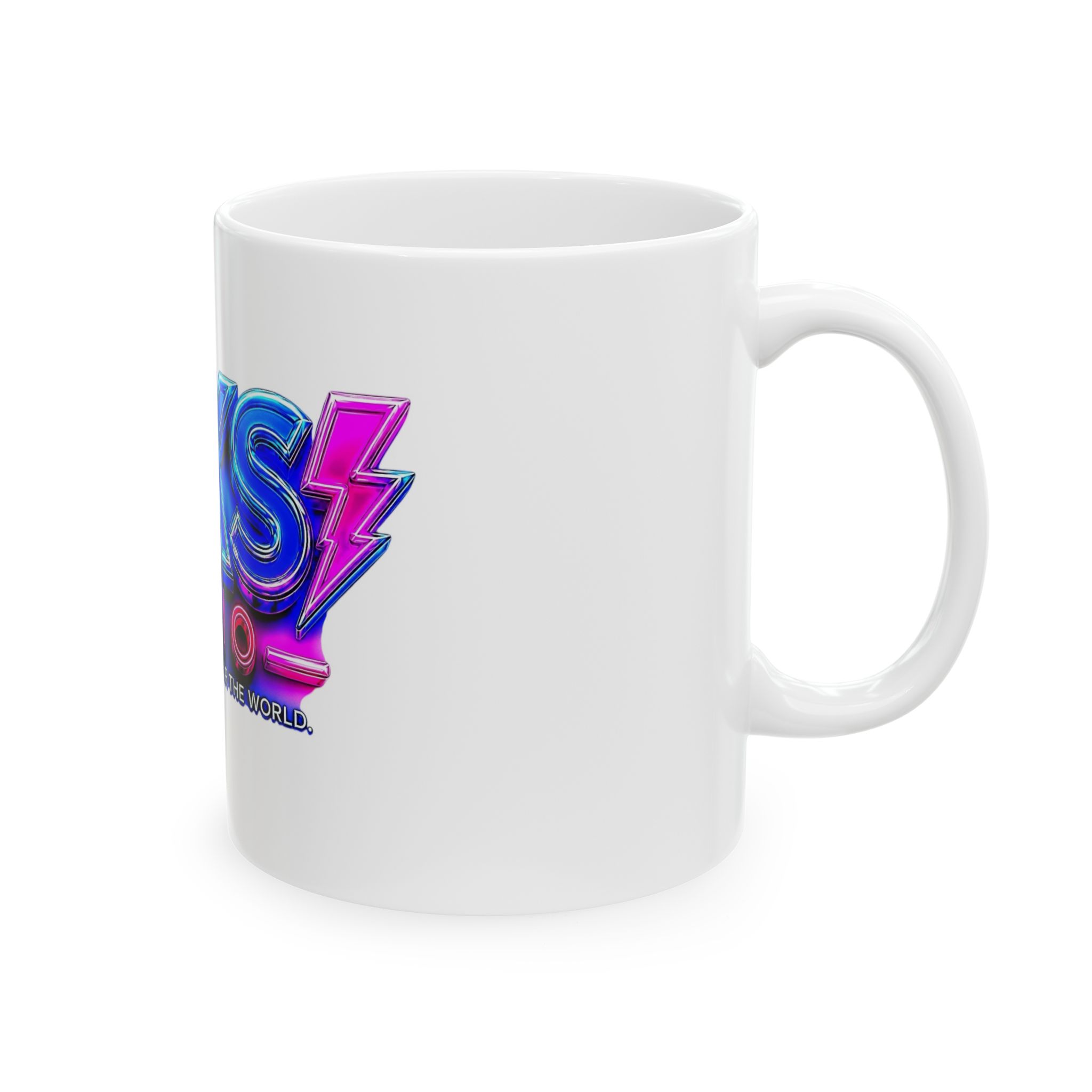 TJKS Radio Neon Logo Mug — South Florida Internet Radio Coffee Cup (11oz, 15oz) - Image 4