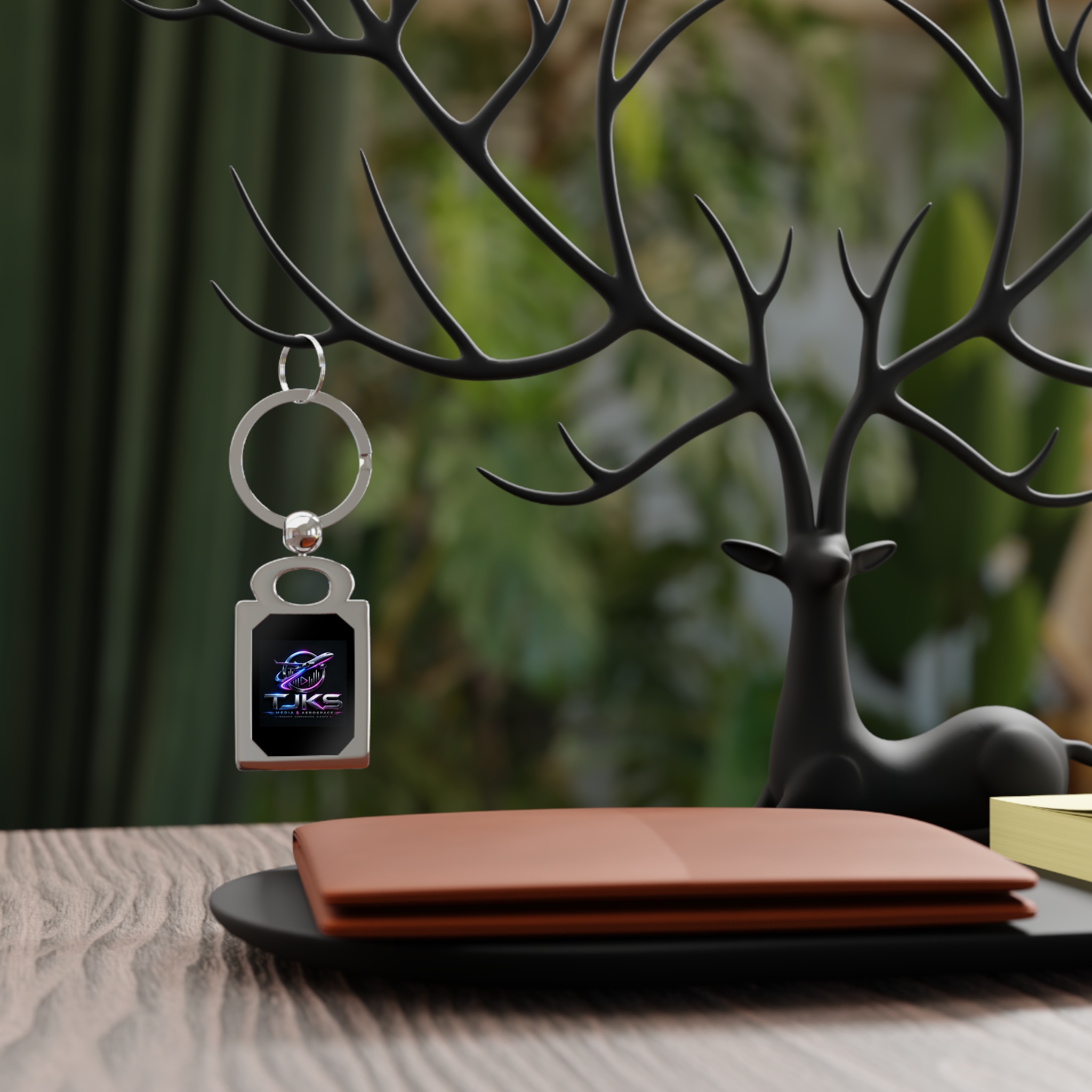 Rectangle Photo Keyring - Image 3