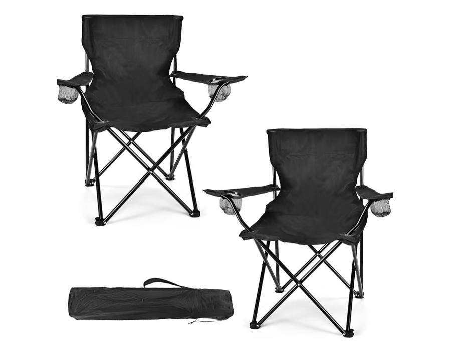 2-Pack Folding Camping Chairs
