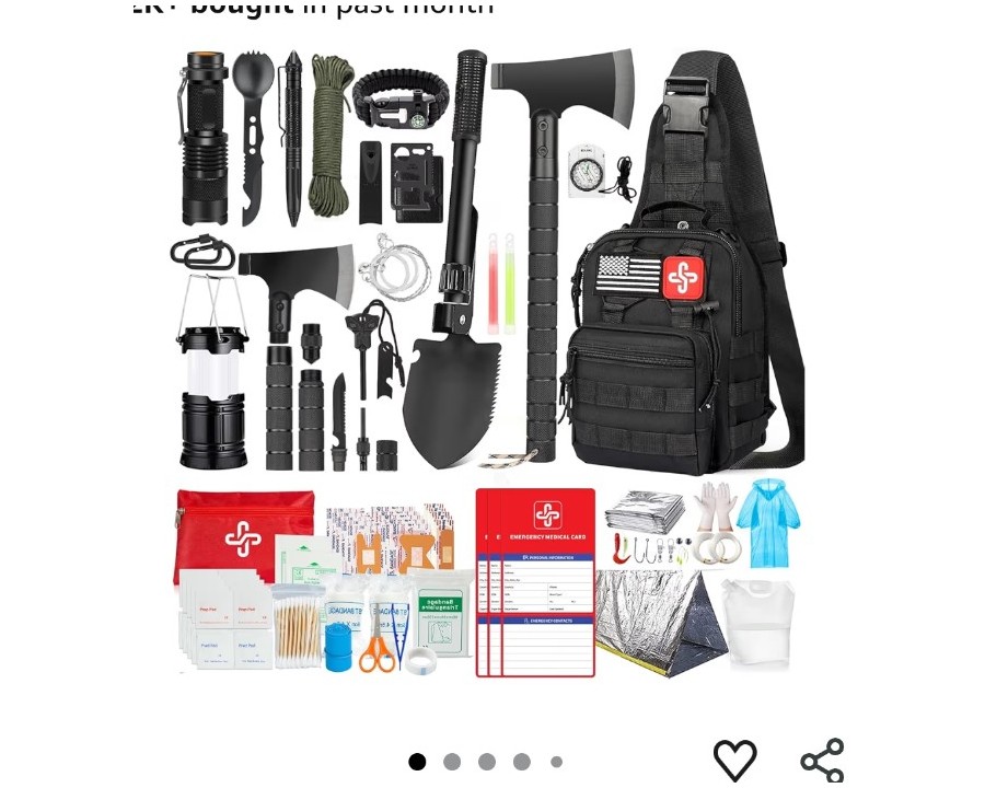 RIKOJUXI 262-Piece Survival Kit